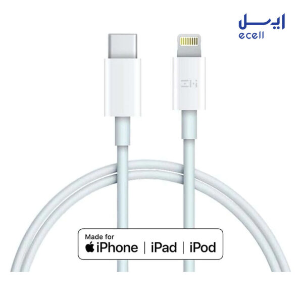 قیمت کابل تبدیل USB-C به لایتنینگ مدل ZMI Al870c