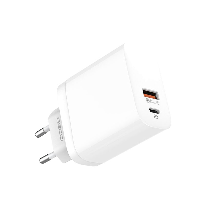 PD charger RCT-P19E خرید اینترنتی شارژر دیواری رسی مدل Charger 30W PD + QC