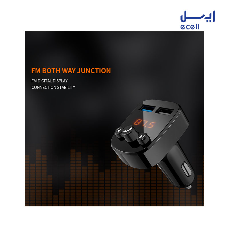 RCC-N02 2 خرید شارژر فندکی recci مدل Bluetooth Mp3 Car Charger