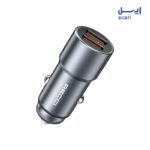 خرید و قیمت شارژر فندکی 33 وات دو پورت recci مدل RCC-N11