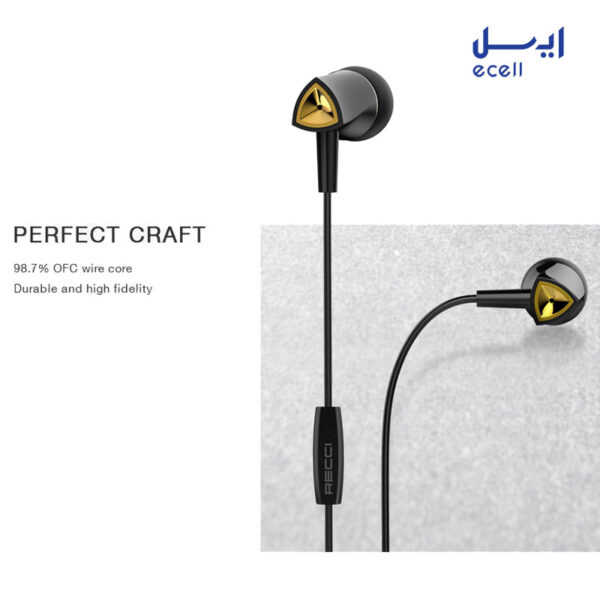 خرید اینترنتی هندزفری recci مدل Wired earphone REP-L10