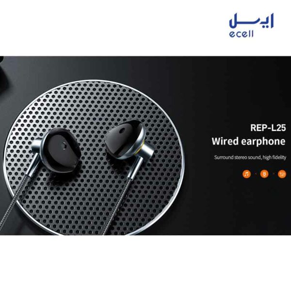 هندزفری recci مدل Wired earphone REP-L25