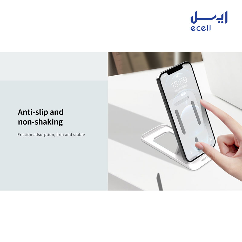 RHO-M09 4 قیمت انواع پایه نگهدارنده رومیزی موبایل و تبلت recci مدل RHO-M09