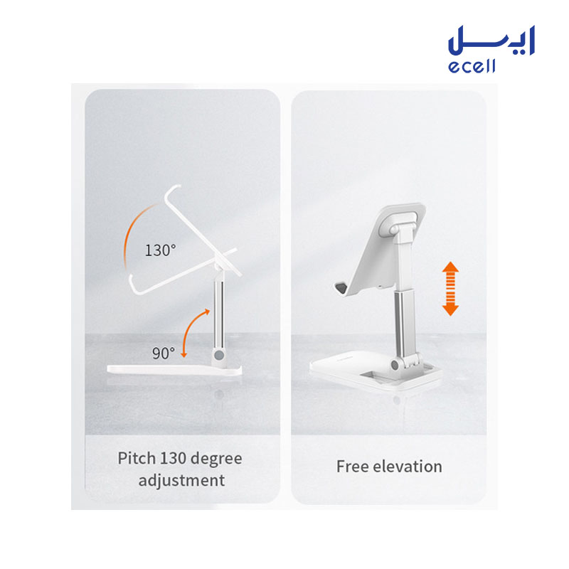 RHO-M10 2 خرید انواع پایه نگهدارنده رومیزی موبایل و تبلت recci مدل RHO-M10