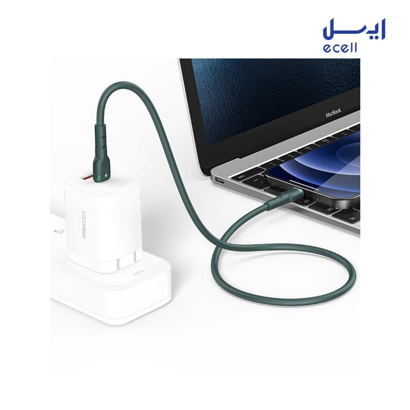 RTC-P35CL 2 سفارش کابل تبدیل Type-C به لایتنینگ recci مدل RTC-P35CL