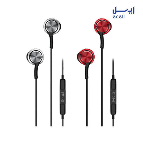 خرید هندزفری recci مدل Wired earphone J500