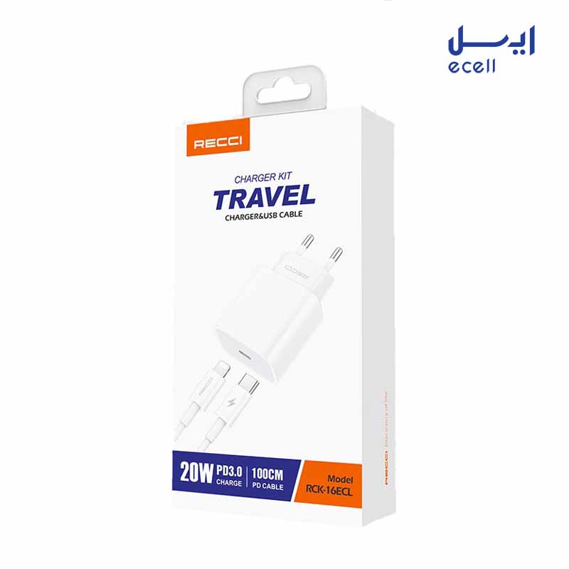 charger RCK-16ECL 2 خرید اینترنتی شارژر دیواری رسی مدل charger RCK-16ECL 20W