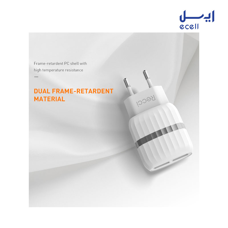 charger RCT-N02E 2 خرید شارژر دیواری رسی مدل Recci RCG-N02 Wall Charger