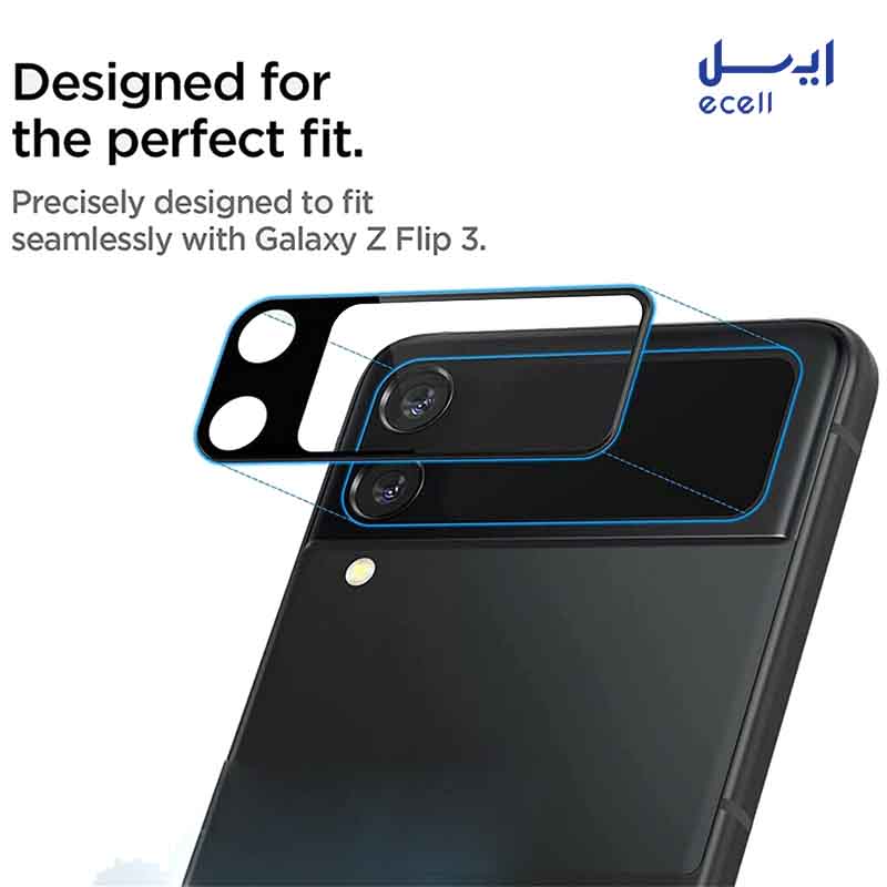 3D Lenz z flip 3 FULL 1 خرید اینترنتی محافظ لنز دوربین بوف مدل 3D مناسب گوشی سامسونگ Galaxy Z Flip 3