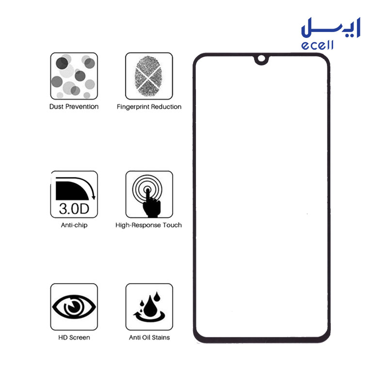 A33 3 بهترین محافظ صفحه نمایش 5D بوف مناسب گوشی موبایل سامسونگ Galaxy A33