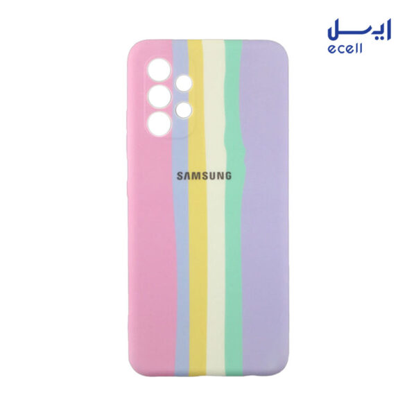 قاب سیلیکونی رنگین کمانی مناسب گوشی‌ سامسونگ Galaxy A53 5G
