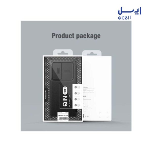 کیف کلاسوری نیلکین مدل Qin Pro مناسب گوشی سامسونگ Galaxy S22 Ultra