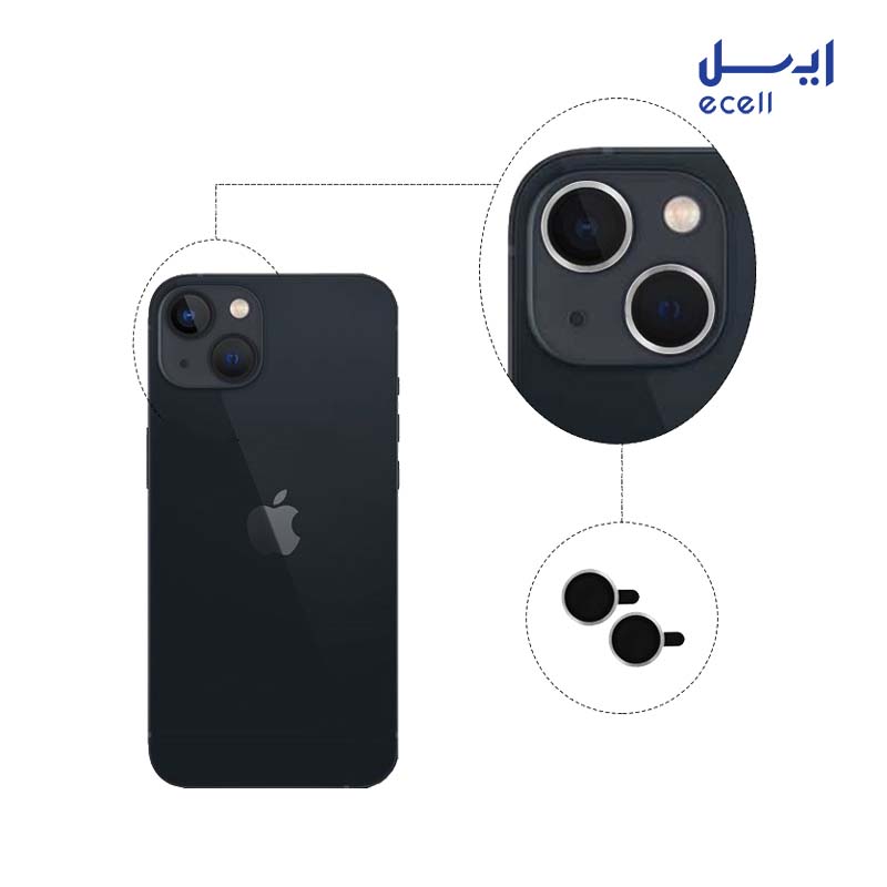 Metal Lenz iPhone13 1 خرید و قیمت محافظ لنز دوربین بوف مدل رینگی مناسب گوشی اپل iPhone 13