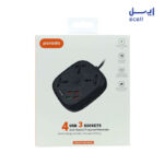 خرید شارژر و سه راهی برق فست شارژ پرودو مدل PD-SC3301