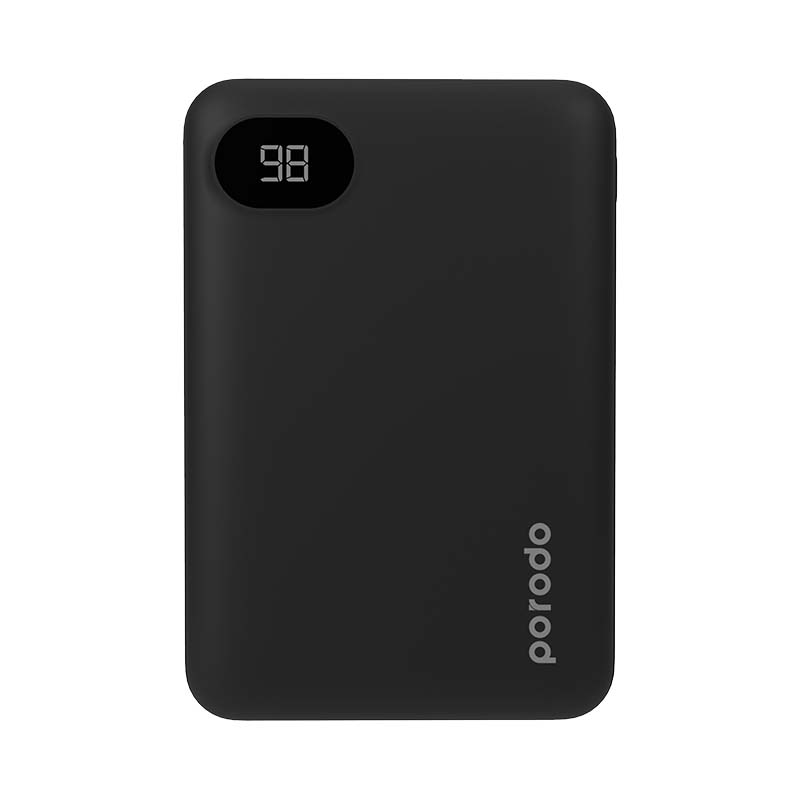 Porodo 10000mAh Power Bank PBFCH002-BK پاوربانک پرودو مدل PBFCH002-BK با قیمت مناسب