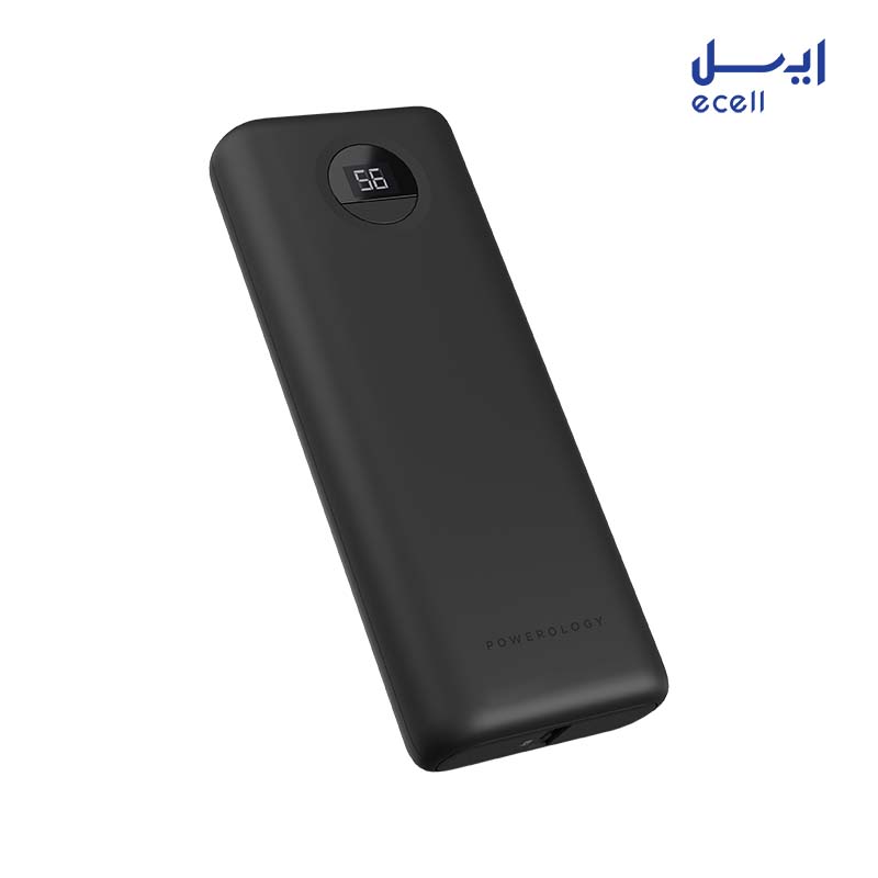 Powerology Power Bank 20000mAh 1 خرید پاوربانک پاورولوژی 20 وات مدل PPBCHA05-BK