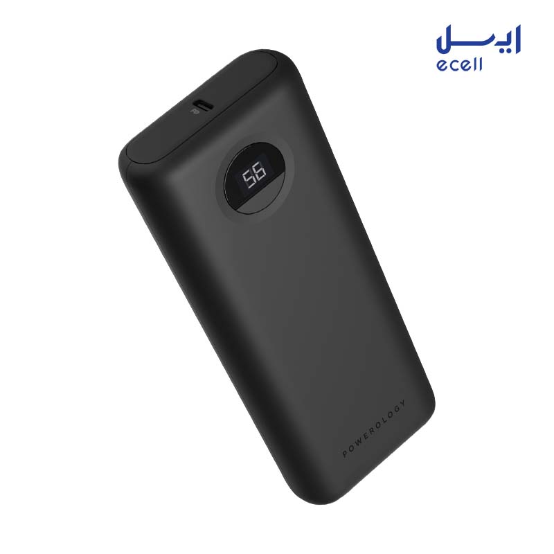 Powerology Power Bank 20000mAh 4 پاوربانک پاورولوژی 20 وات مدل PPBCHA05-BK با قیمت مناسب