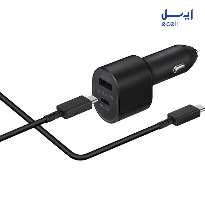 Samsung EP-L5300XBEGWW Car Charger 1 ارزان ترین شارژر فندکی دو پورت سامسونگ مدل EP-L5300