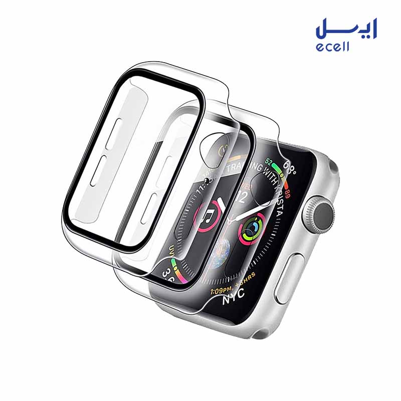 cover clear iwatch 44mm 4 قیمت کاور بوف مدل cover watch 44 مناسب برای اپل واچ 44 میلی متری