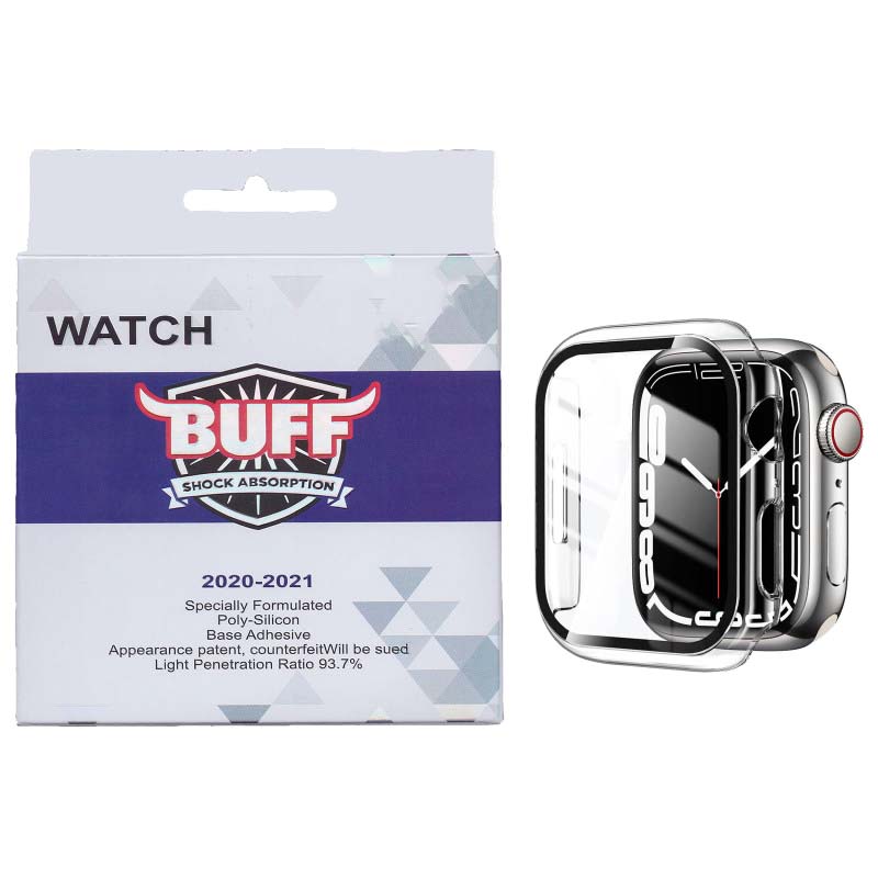 cover clear iwatch 44mm کاور بوف مدل cover watch 44 مناسب برای اپل واچ 44 میلی متری