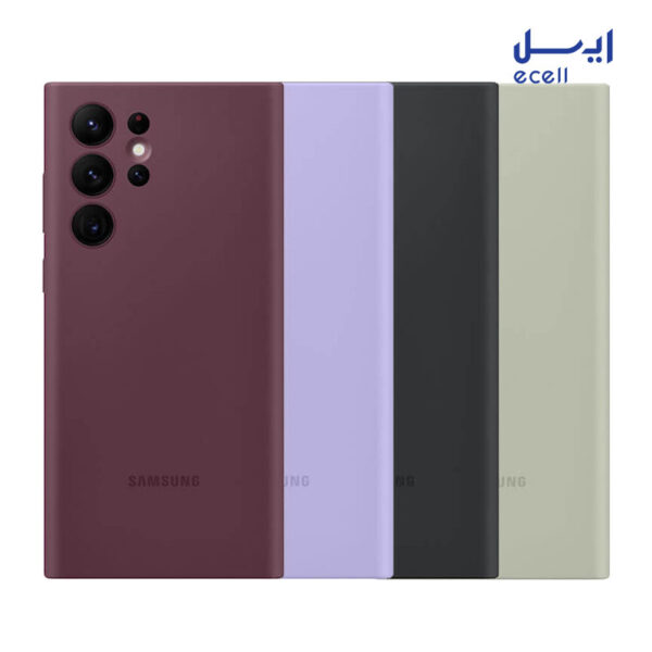 قاب سیلیکونی محافظ لنزدار مناسب گوشی‌ سامسونگ Galaxy S22 Ultra
