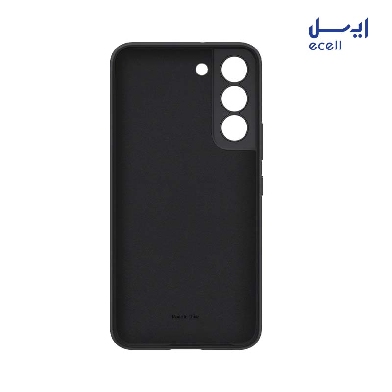s22+ 2 قاب سیلیکونی محافظ لنزدار مناسب گوشی سامسونگ Galaxy S22 Plus مشکی