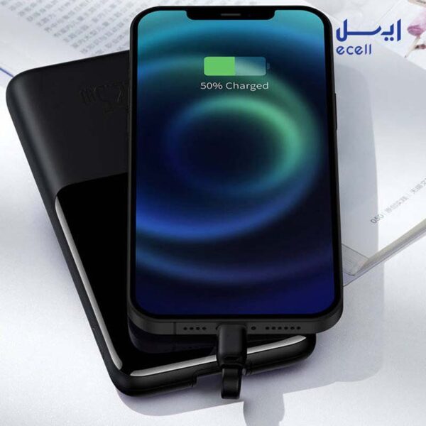 پاوربانک باسئوس مدل Elf PPJL010001 22.5W ظرفیت 10000 میلی آمپر