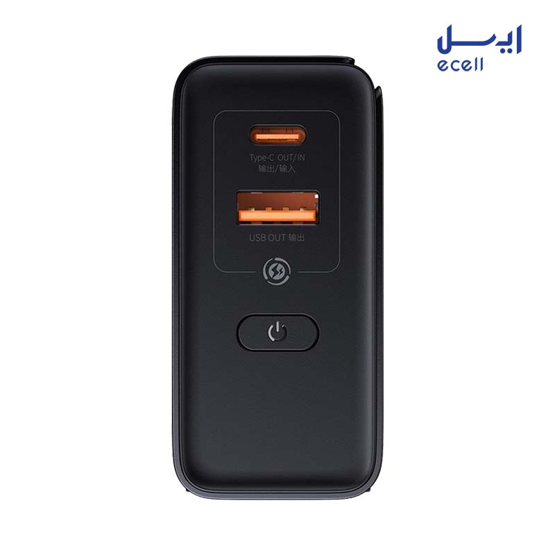 Baseus Power پاوربانک و شارژر دیواری 87 وات 2 خرید پاوربانک و شارژر دیواری بیسوس مدل Station 4 87w