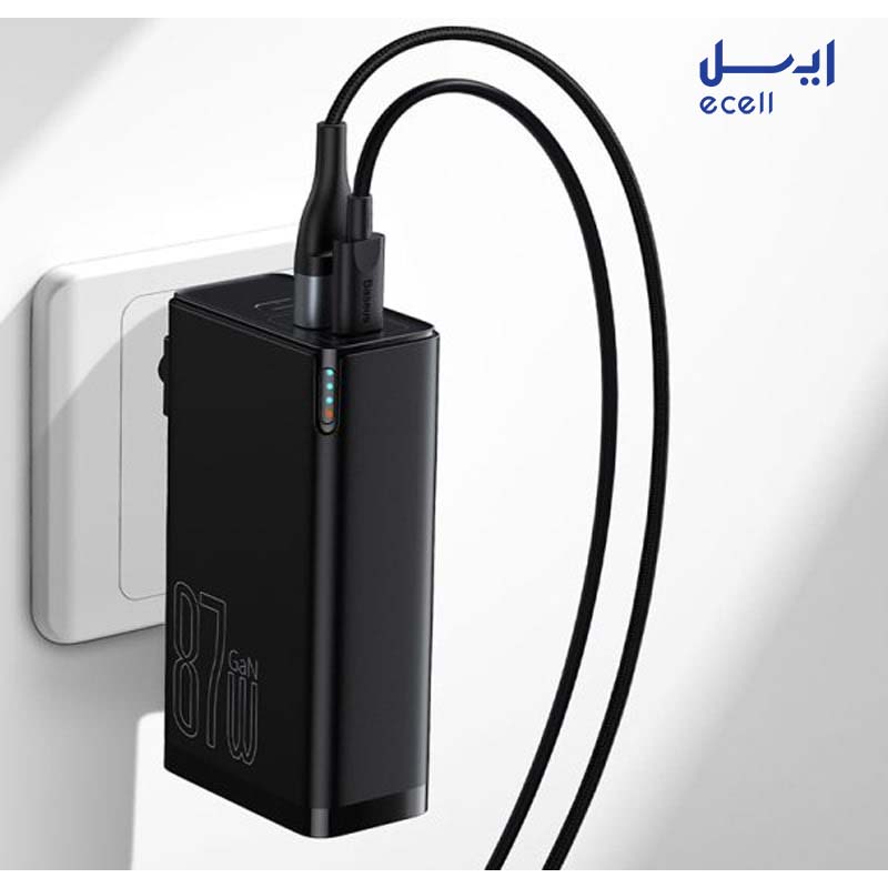 Baseus Power پاوربانک و شارژر دیواری 87 وات 3 قیمت و خرید پاوربانک و شارژر دیواری بیسوس