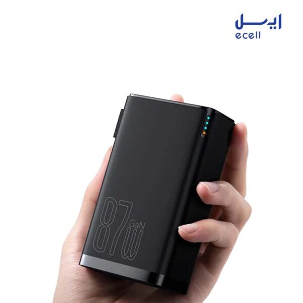 پاوربانک و شارژر دیواری بیسوس مدل Station 4 87w ظرفیت 10000 میلی آمپر