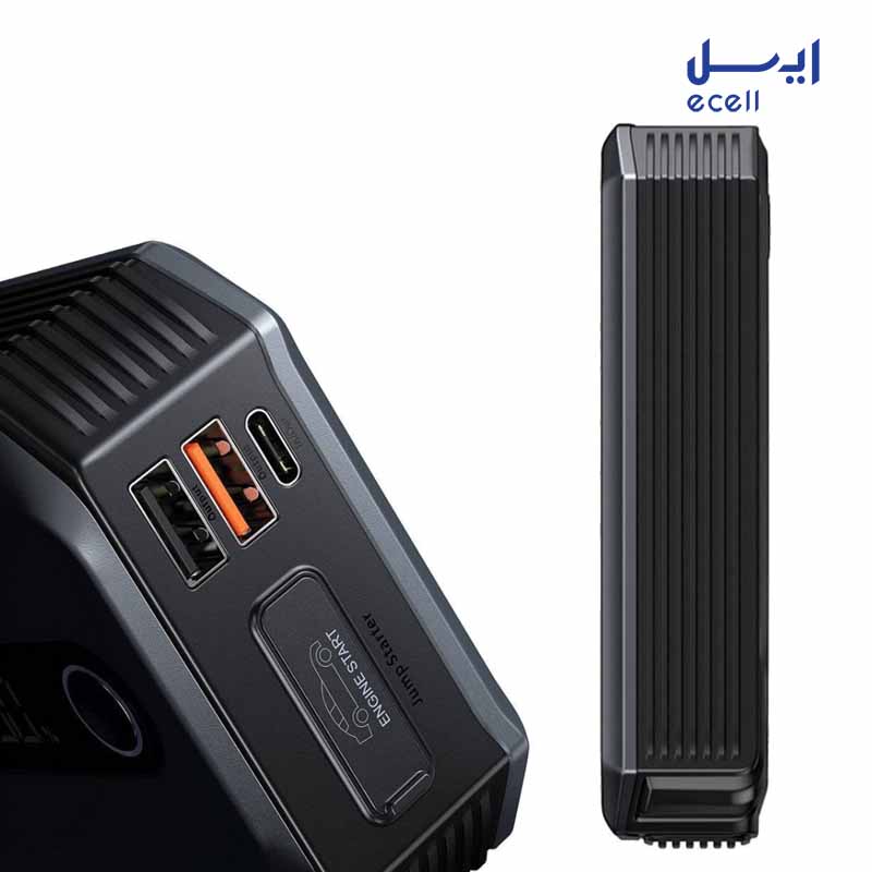 Baseus Super Energy CGNL 4 پاوربانک و جامپ استارتر خودرو باسئوس Starter Jump Car Max CRJS۰۴