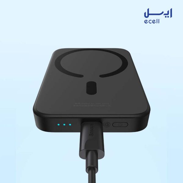 قیمت پاوربانک وایرلس بیسوس PPCX02001 20W ظرفیت 6000 میلی آمپر