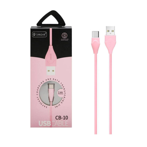 خرید آنلاین کابل تبدیل USB به USB-C سلبریت مدل CB-10 طول 1 متر