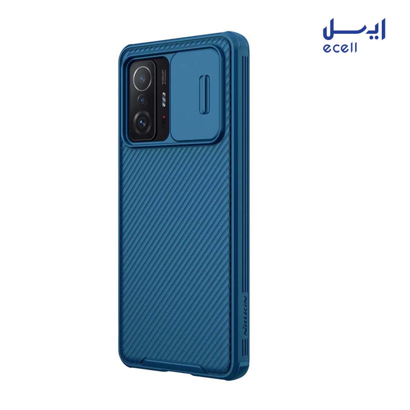 11 t pro (4) قاب نیلکین مدل CamShield مناسب گوشی شیائومی 11T Pro آبی