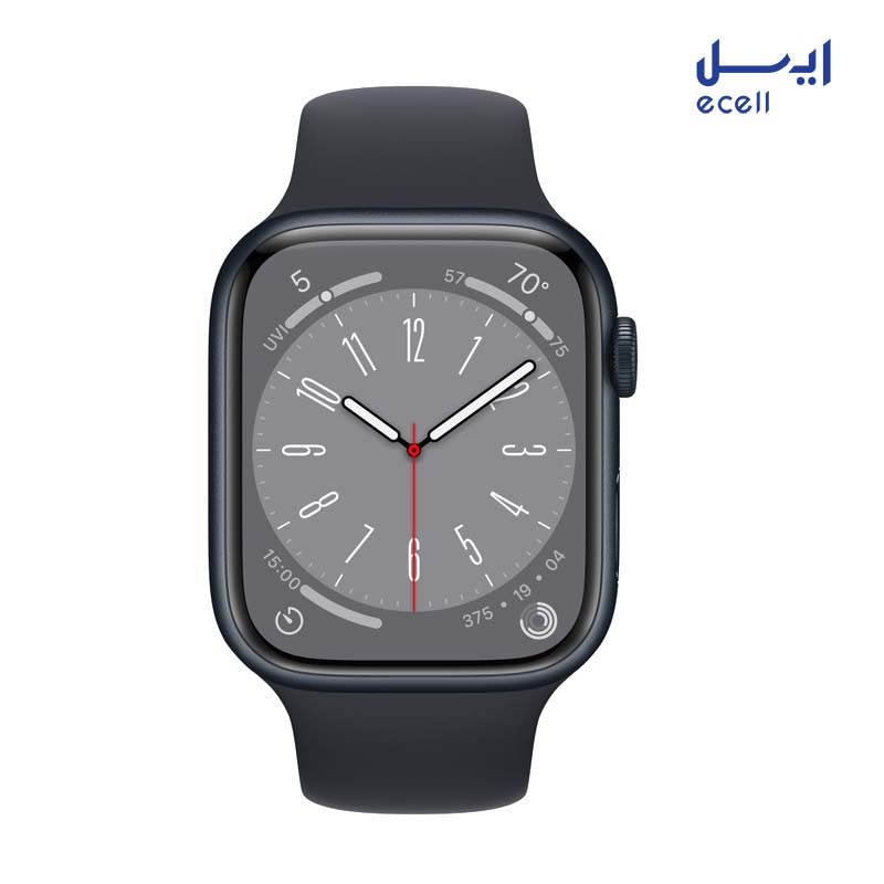 Series 8 45mm (2) قیمت و خرید اپل واچ سری ۸ بدنه آلومینیوم میدنایت با بند مشکی