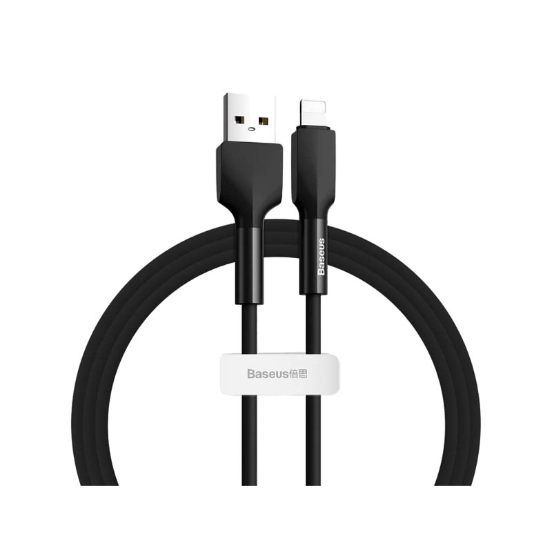 کابل تبدیل USB به لایتنینگ مدل Silica Gel Cable طول 1 متر