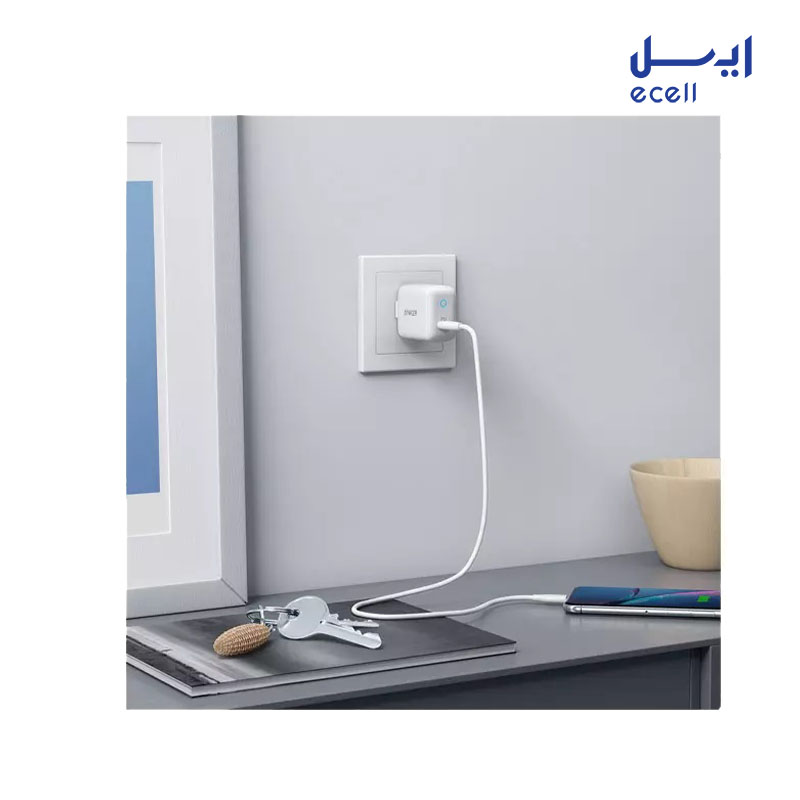 A2019 (3) خرید اینترنتی شارژر دیواری انکر 1 به همراه کابل USB-C