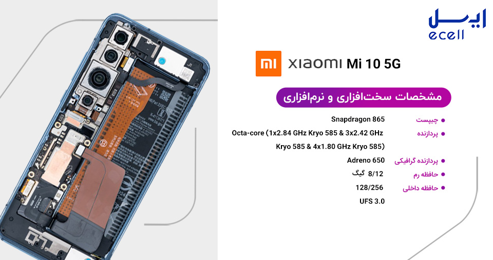 سخت افزار گوشی شیائومی mi 10 5G