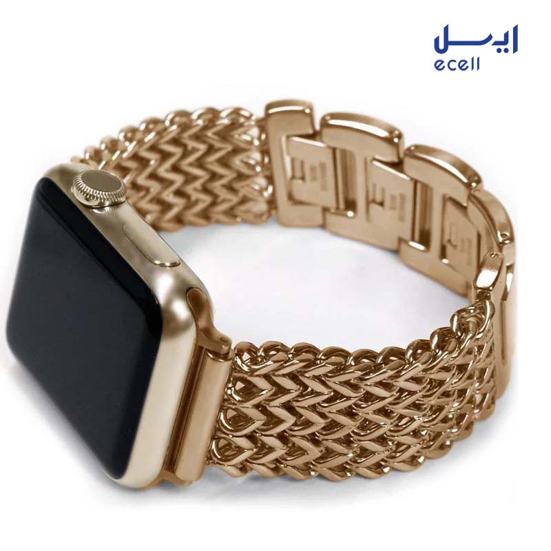 2-2 بند کارتیر لاکچری اپل واچ 42/44 میلی متر