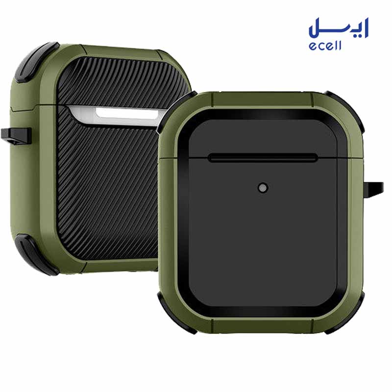 AirPods 2 (2) قاب سبز رنگ ایرپاد