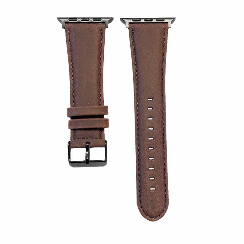 Apple watch Leather Band 42 (1) بند ساعت قهوه ای
