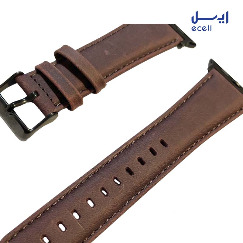 Apple watch Leather Band 42 (4) خرید بند اپل واچ مدل چرم برای سایز های 42/44mm