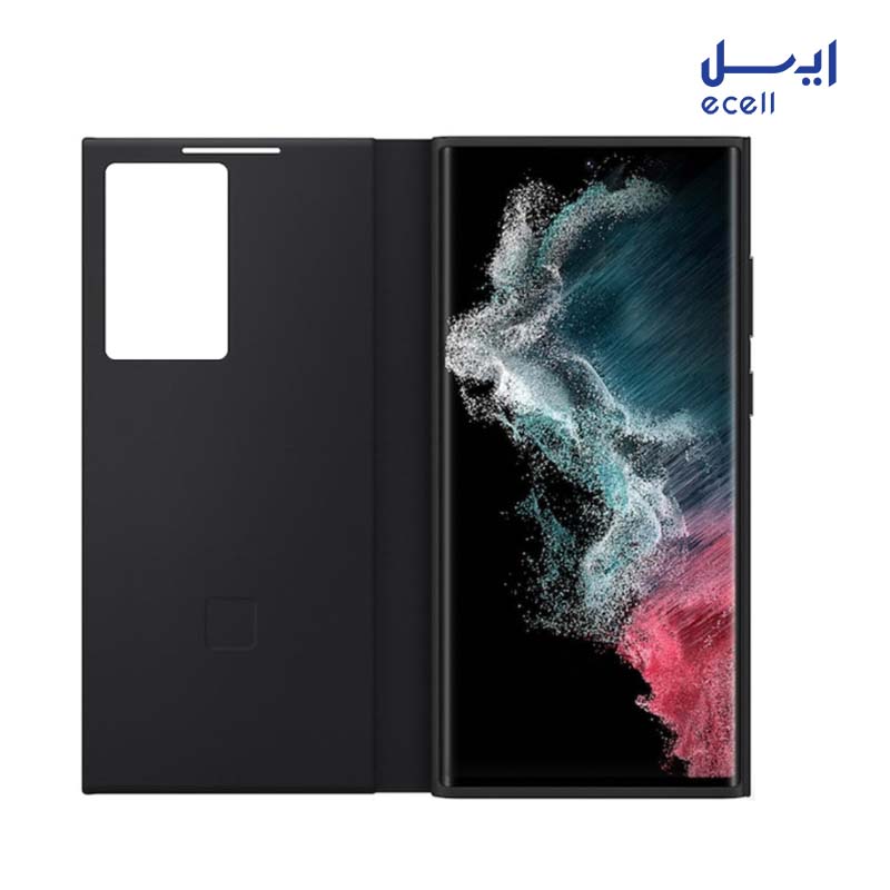 Clear View Cover (4) قیمت کیف هوشمند Samsung Galaxy S22 Ultra مدل Smart Clear View