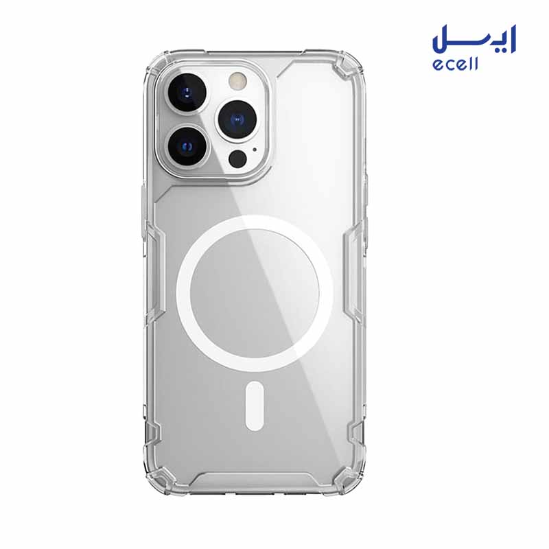 خرید اینترنتی قاب نیلکین آیفون 13 پرو قابلیت شارژر با مگ سیف