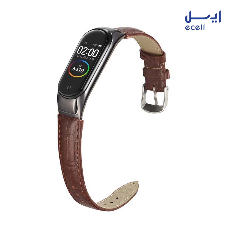 Mi Band 3 Leather Strap (3) لیست قیمت بند چرمی دستبند سلامتی شیائومی مدل Mi Band 3