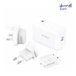 خرید و قیمت آداپتور شارژ انکر مدل PowerPort III Pod A2712 توان 65 واتی