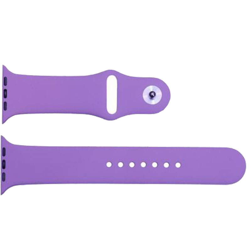 Silicone strap for Apple Watch model 38.40 mm (1) رنگ بند سیلیکونی ساعت هوشمند اپل واچ مدل 38/40 میلیمتر
