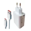 شارژر دیواری شیائومی مدل 33 وات به همراه کابل تبدیل usb-C